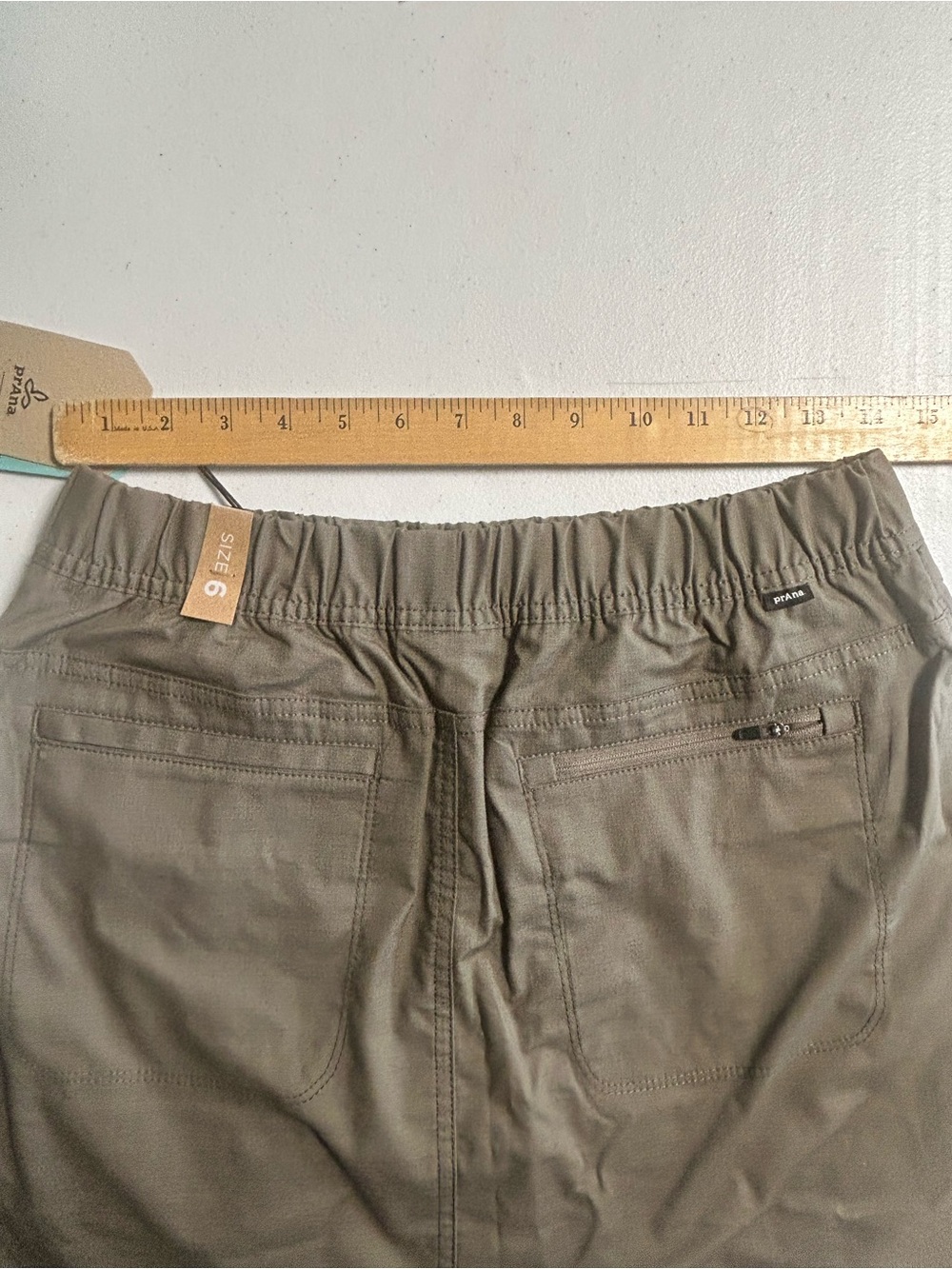 prAna Double Peak New With Tags Skort Women's Size 6 Hiking Skirt Mud Gorpcore - Picture 7 of 11
